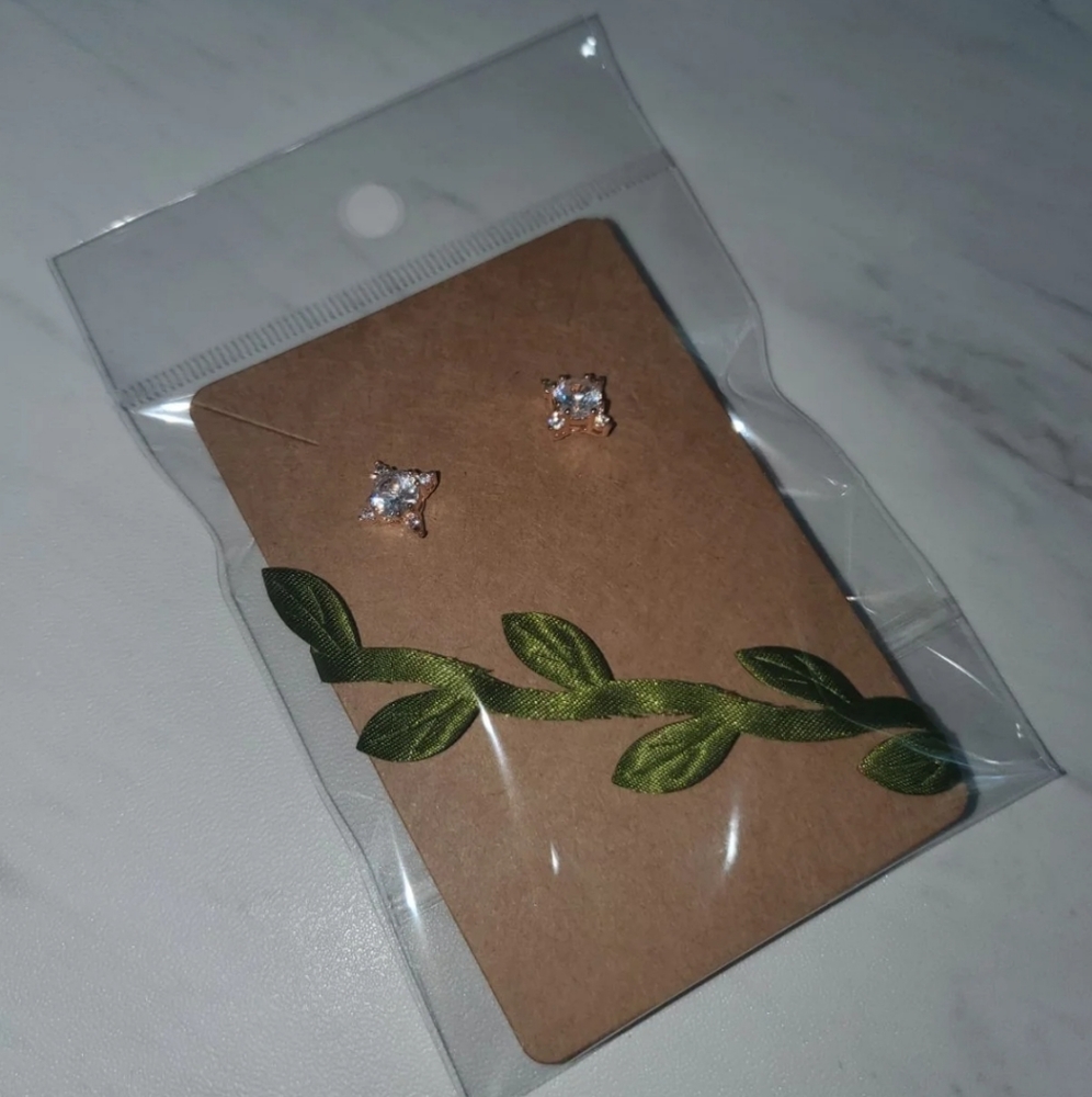 Rose Gold Earrings